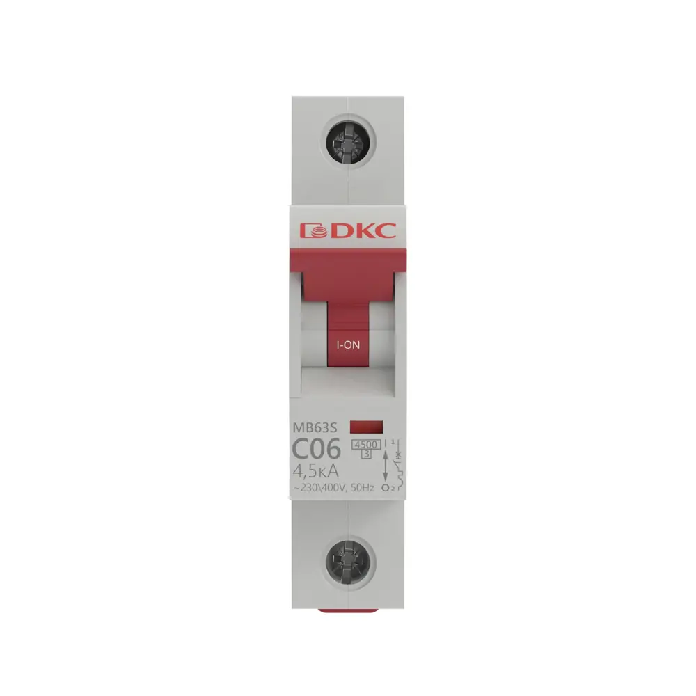 Автоматический выключатель DKC Yon 1P C6 А 4.5 кА 89439697 STLM-2013336  - Вид №1