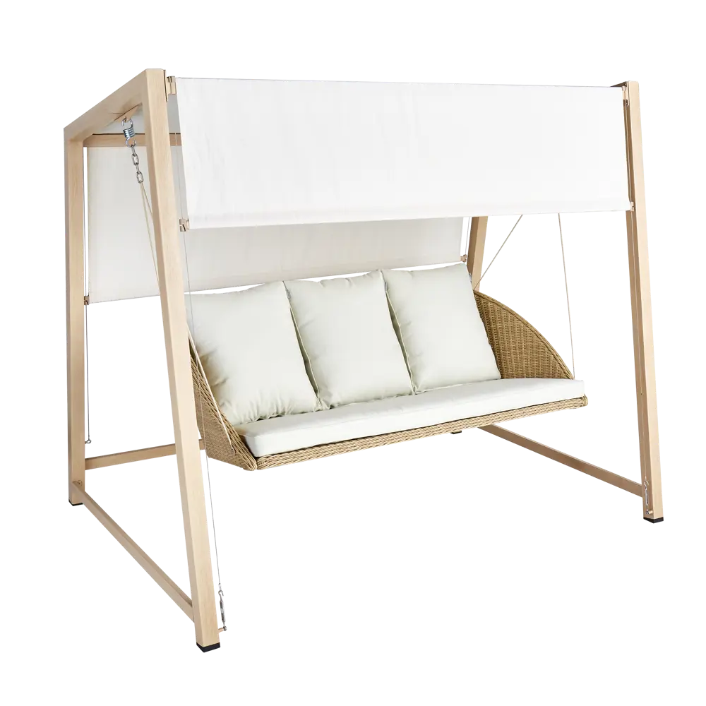 Naterial Medena — садовые качели для троих с навесом и мягкими подушками 84855717 STLM-0964069 - Вид №4