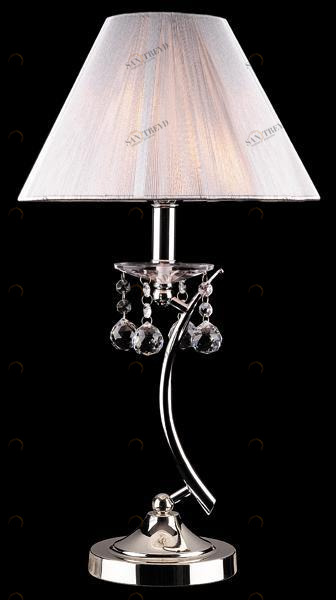 Настольная лампа Eurosvet 1087/1 хром/серебристый Strotskis EUROSVET ИНТЕРЬЕРНЫЕ 191099 Белый;хром 