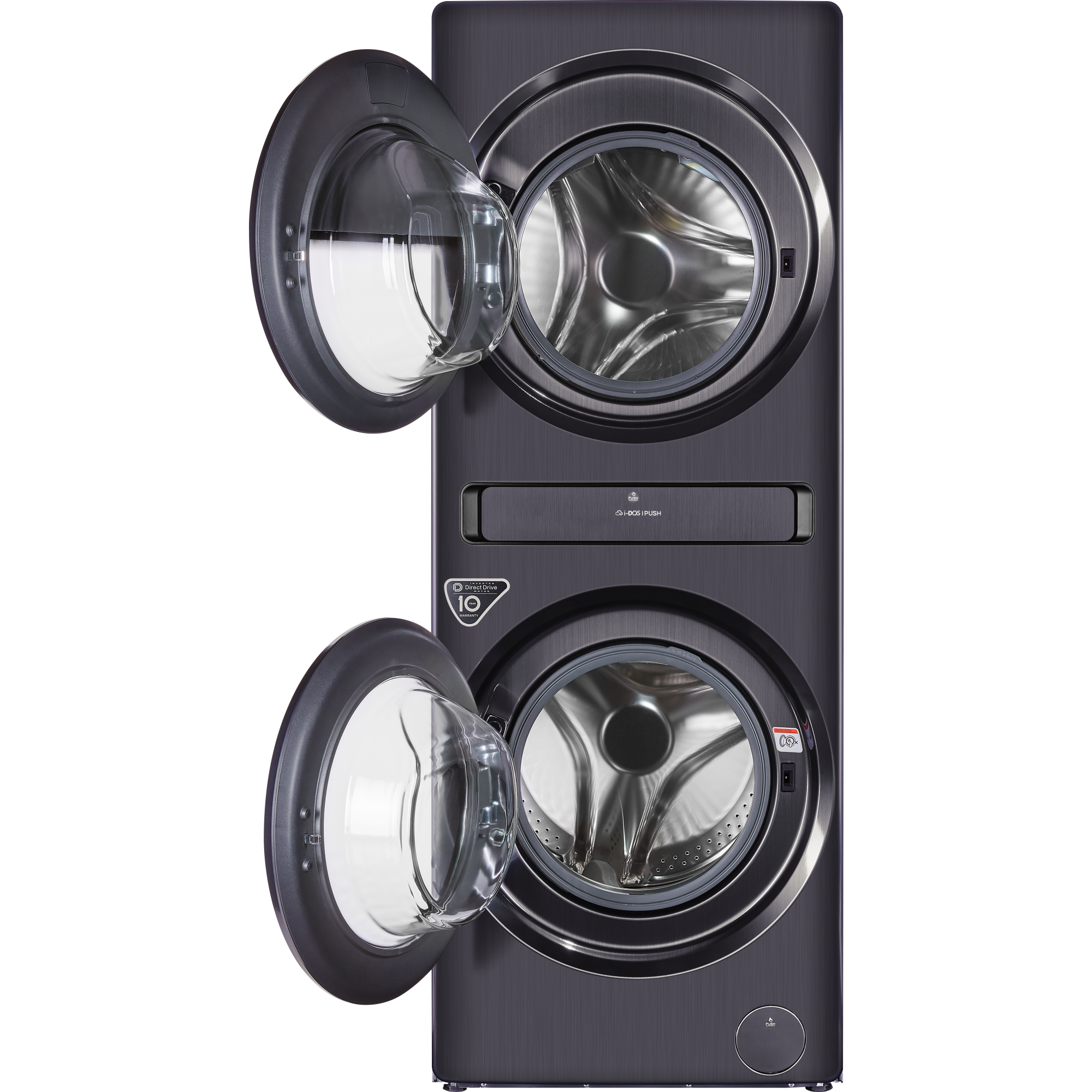 9171883 Стирально-сушильная машина HIBERG TOWER i-DD 107-612 Sd серый STDN-0122866 - Вид №2