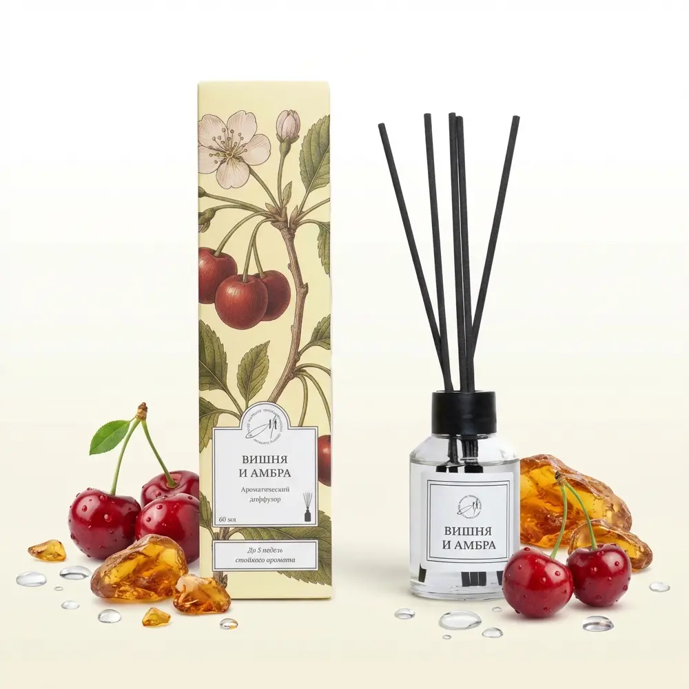 Ароматический диффузор Aroma Harmony Вишня и амбра 60 мл 89440622 STLM-2139551 