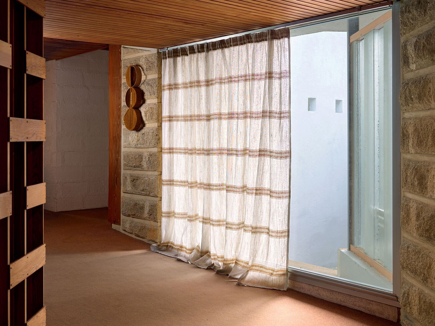 Льняная полосатая ткань Élitis Швеция ARCH-00104683