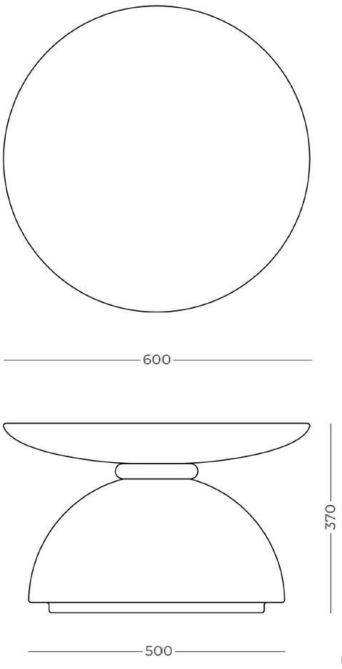 PIMAR Круглый садовый стол из камня Лечче sun-id-1436455 - Вид №5