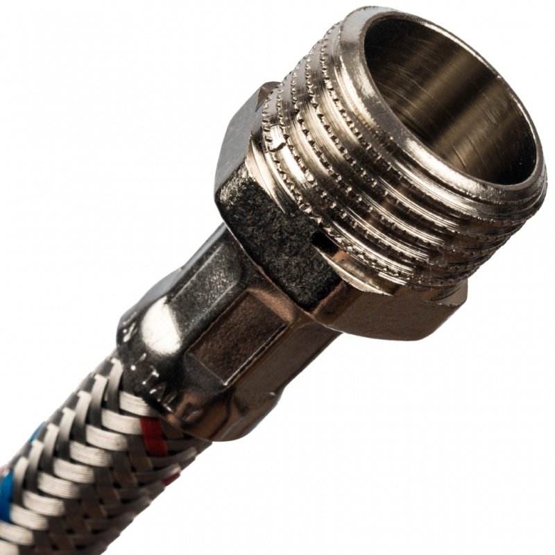 Гибкая подводка для воды НР 1/2 х ВР 1/2 STOUT - 1000 мм SHF0089081515 - Вид №1