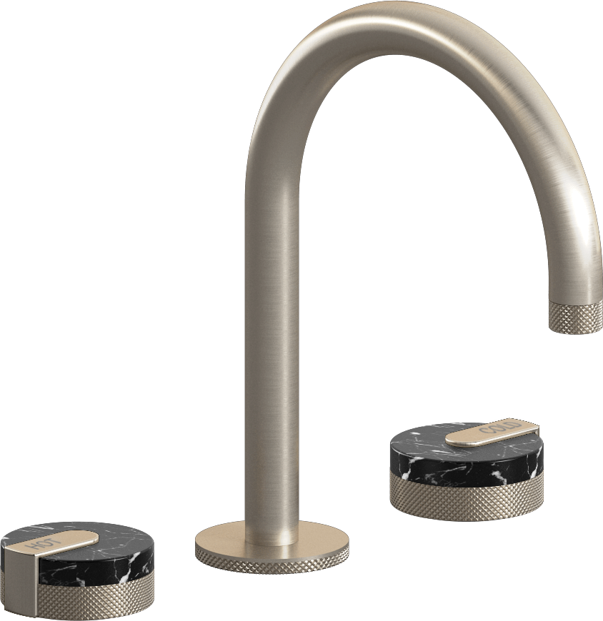 E-11512-R2MB-L1BNi-BNi Смеситель для умывальника на 3 отвертия GRAFF MOD+