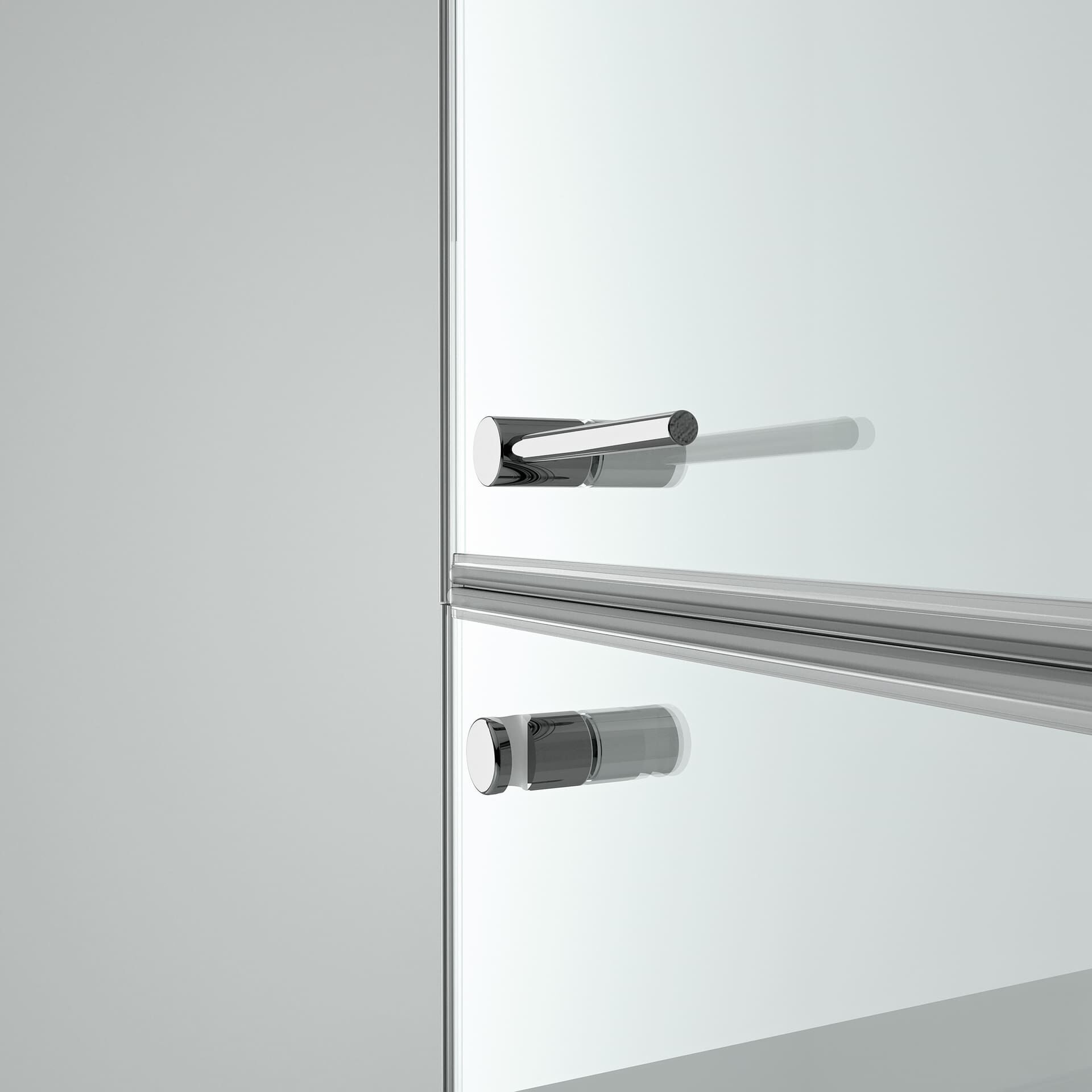 Алюминиевая и стеклянная угловая прямоугольная душевая кабина с распашной дверью CSA Box Doccia Алиса ARCH-00111311 - Вид №1