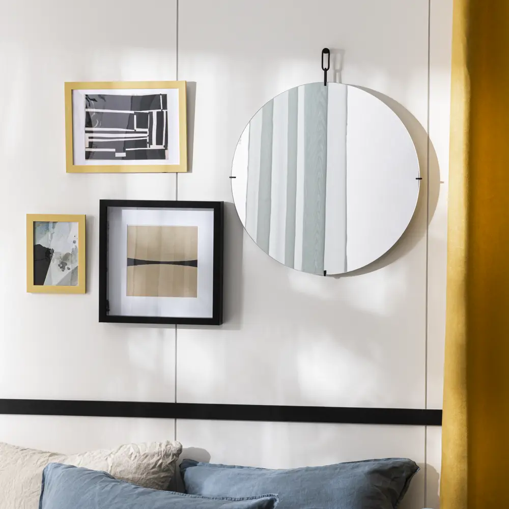 INSPIRE Medal — круглое зеркало без рамы 50 см черное 86484788 STLM-0833510 - Вид №5