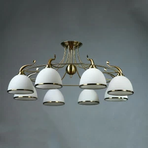 Потолочная люстра Brizzi MA02401CB/008 Bronze BRIZZI ДИЗАЙНЕРСКИЕ 278960 Белый
