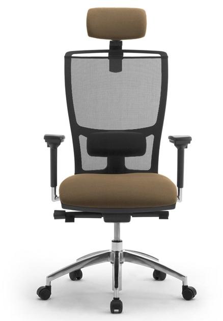 Leyform Поворотный офисный стул из ткани с подлокотниками Cometa sun-id-1486304 - Вид №3