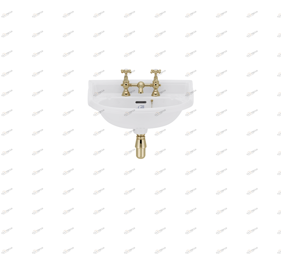 Gentry Home Таз большой белый Victorian Белый sun-id-1075172