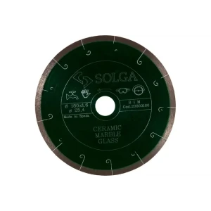 91406562 Диск алмазный по керамике Solga Diamant 20000180 сплошной 180x25.4x1.6 мм STLM-1532575