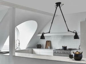 DCW éditions Регулируемый потолочный светильник из стали Les doubles de gras