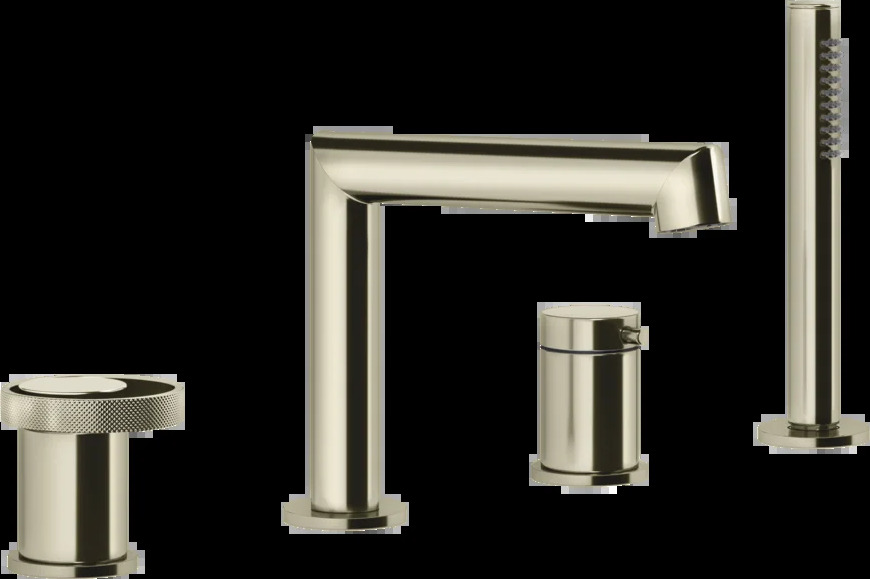 Смеситель для ванны 63337 720 Gessi Anello НИКЕЛЬ PVD