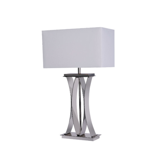 Настольная лампа Charlize от RVAstley 5426 RVASTLEY ИНТЕРЬЕРНЫЕ 061793 Белый;хром  - Вид №1