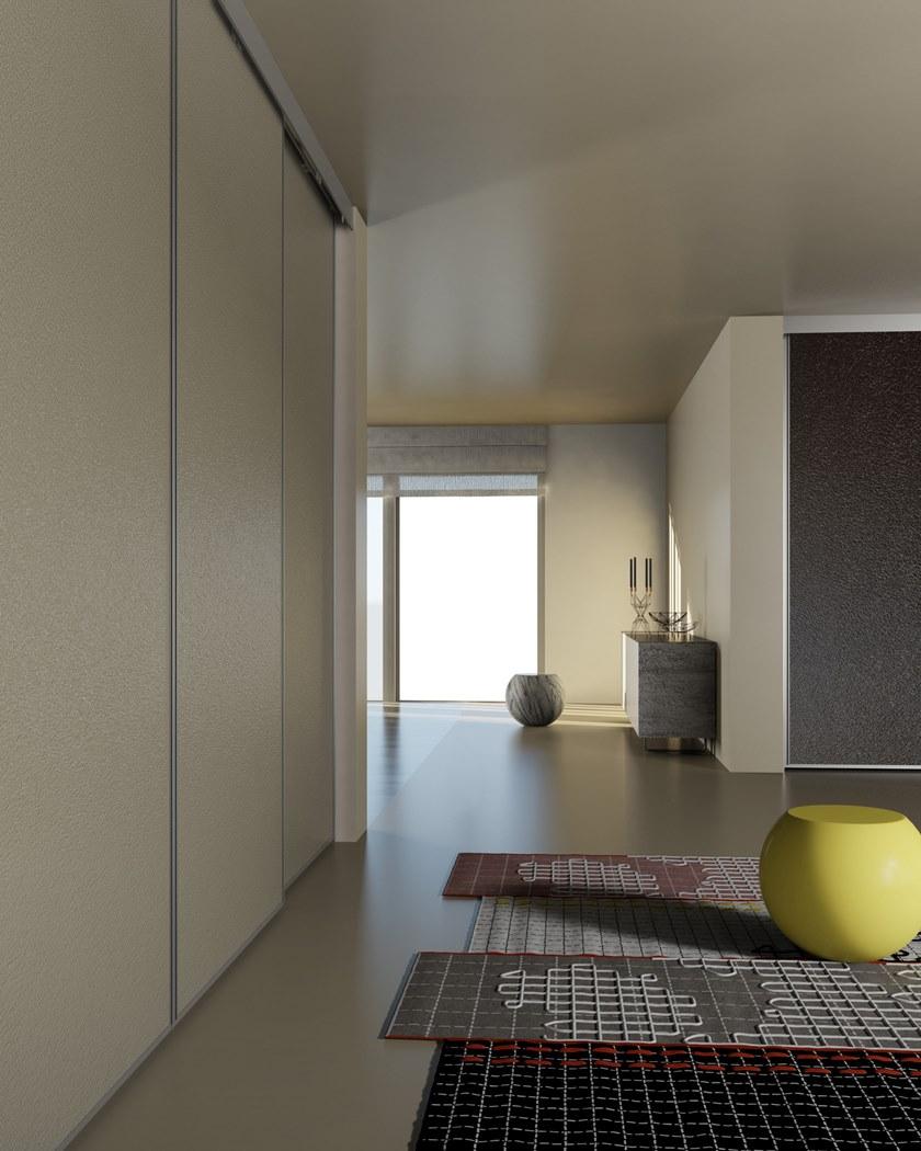 De Rosso Шкаф на заказ с hpl и алюминиевыми раздвижными дверями Aliante system sun-id-1499520 - Вид №11