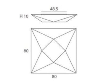 Ткань настенный светильник / потолочный светильник Olé Lighting Polaris ARCH-00027101 - Вид №8