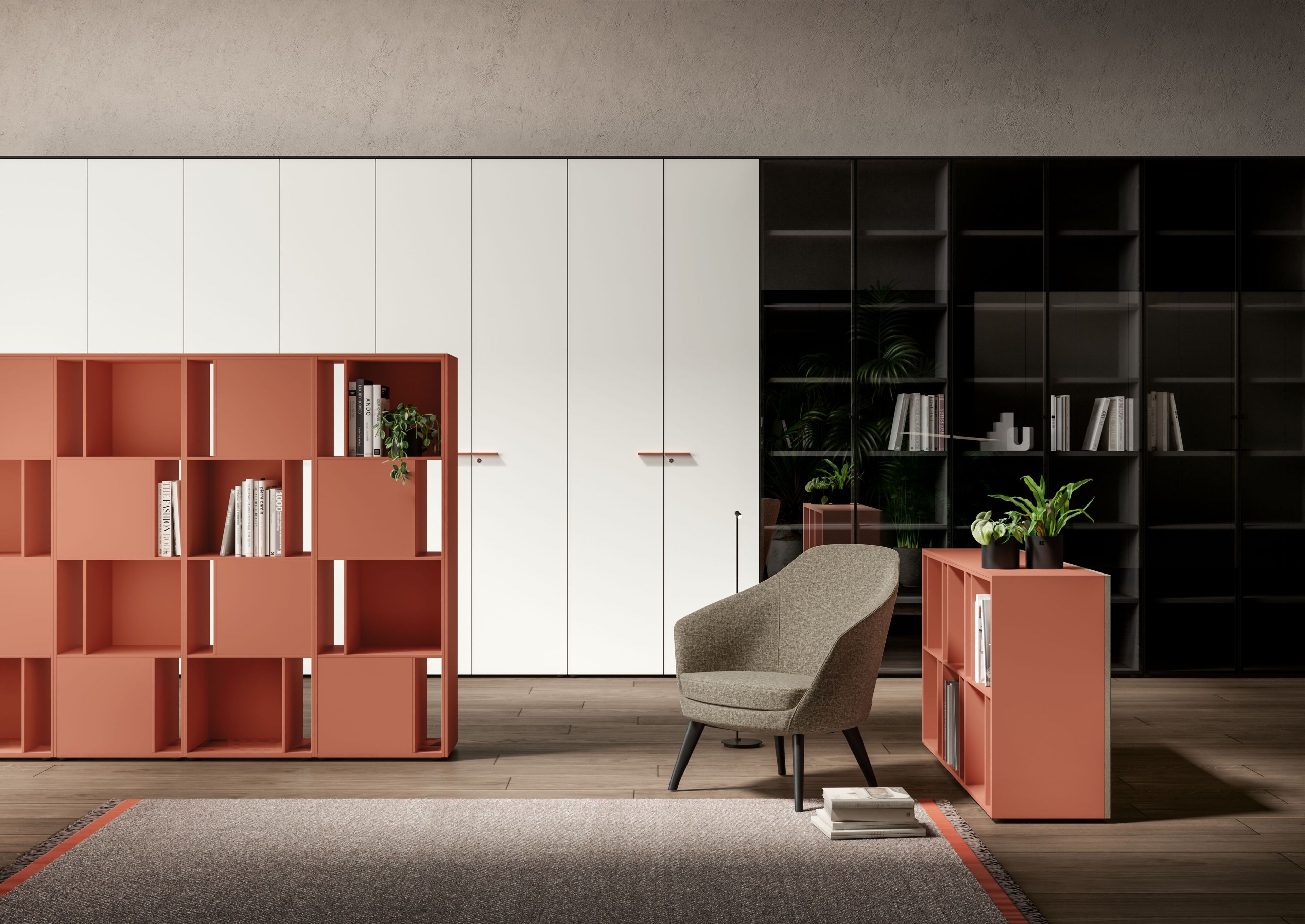 Дубовый офисный шкаф Bralco Aba ARCH-00148254 - Вид №1