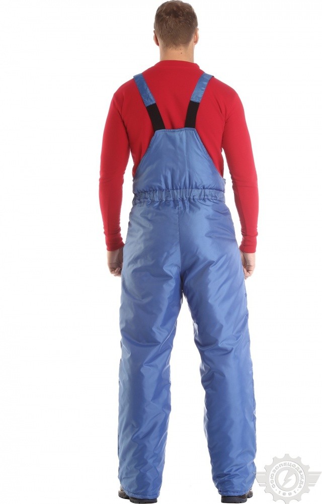 63742 Костюм "Эксперт-К" зимний ткань "Оксфорд" василек  Зимняя спецодежда  размер 48-50/170-176  - Вид №17