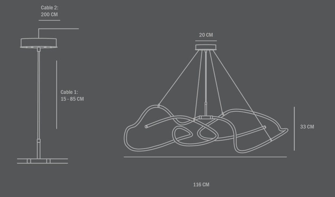 Металлическая люстра 101 Copenhagen Ghost ARCH-00053192 - Вид №2