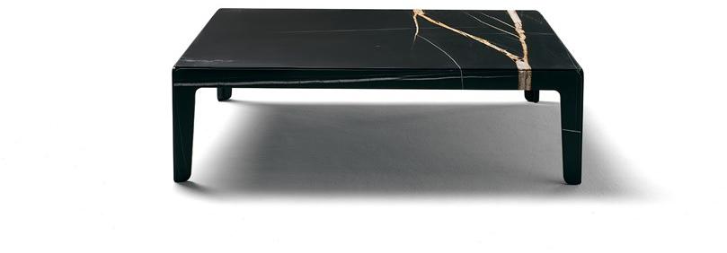 EPÒNIMO Низкий квадратный мраморный журнальный столик Rock Rk005 - Вид №1