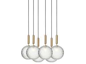 Стеклянный светодиодный подвесной светильник