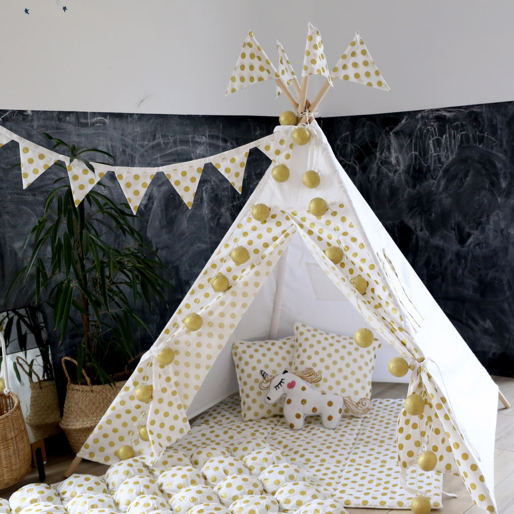 Вигвам для детей Golden Dots VAMVIGVAM GOLDEN DOTS 281900 Разноцветный Santreyd  - Вид №1