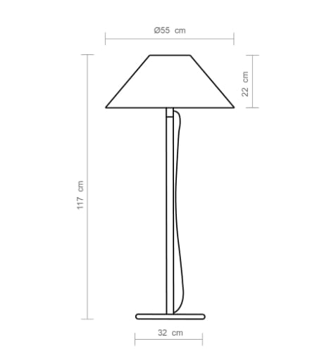 Торшер из сосны luxcambra Clasica ARCH-00026103 - Вид №2
