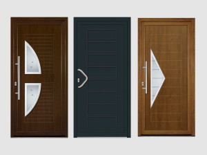 Входная дверь из ПВХ