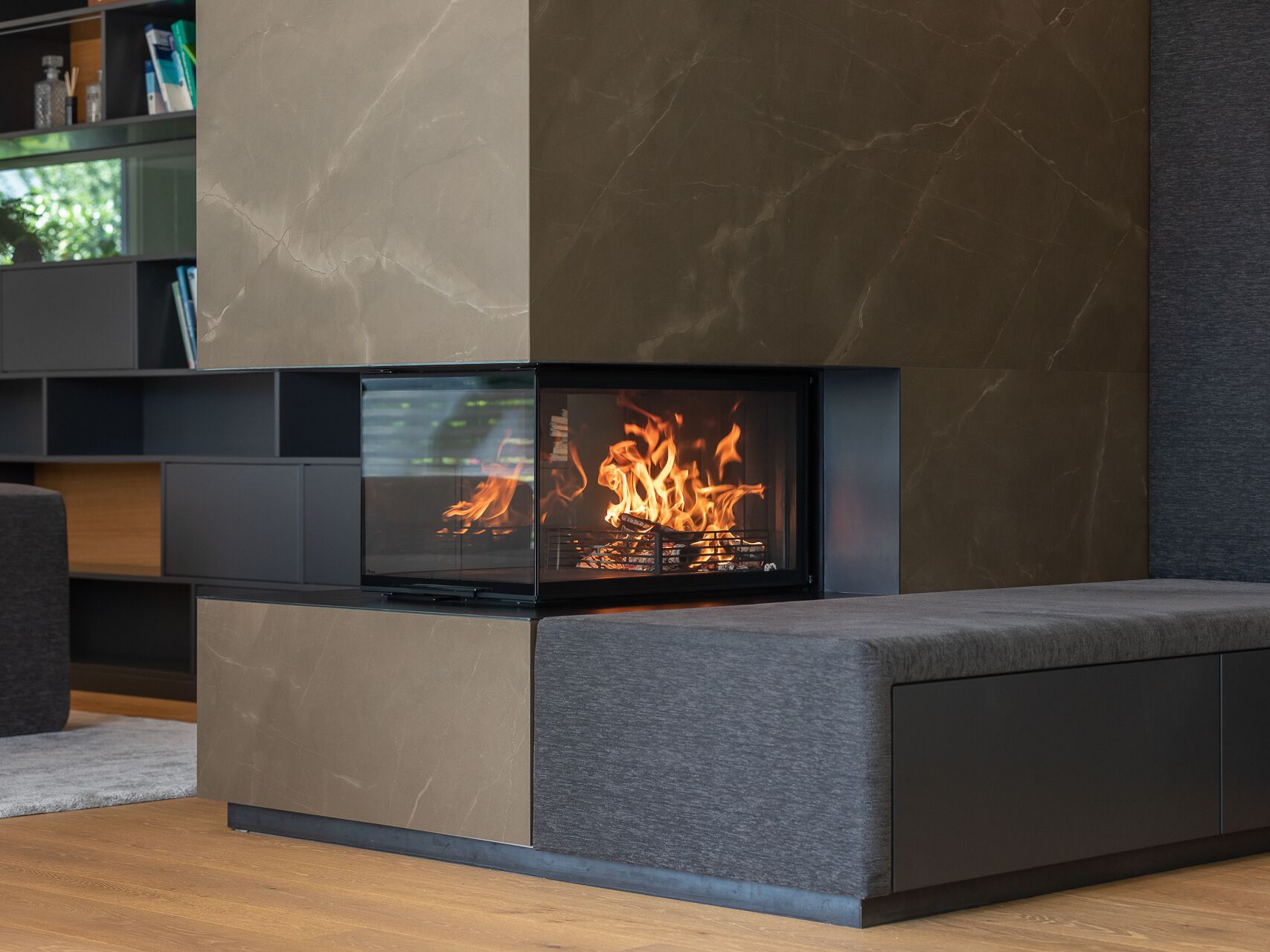 Стальной тройной фасад дровяной камин RÜEGG RIII ARCH-00145191