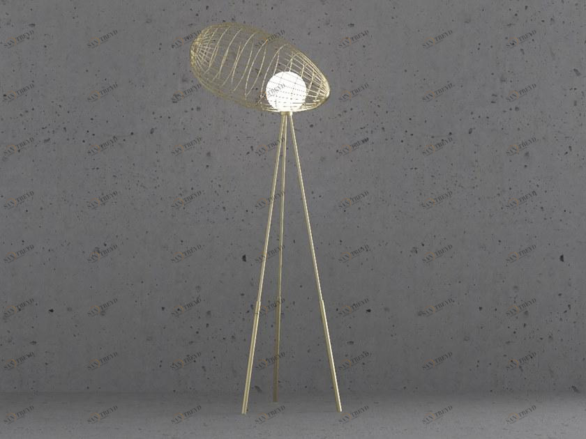 NEXO LUCE Светодиодный торшер из стали Oxen floor lamp 7007e2