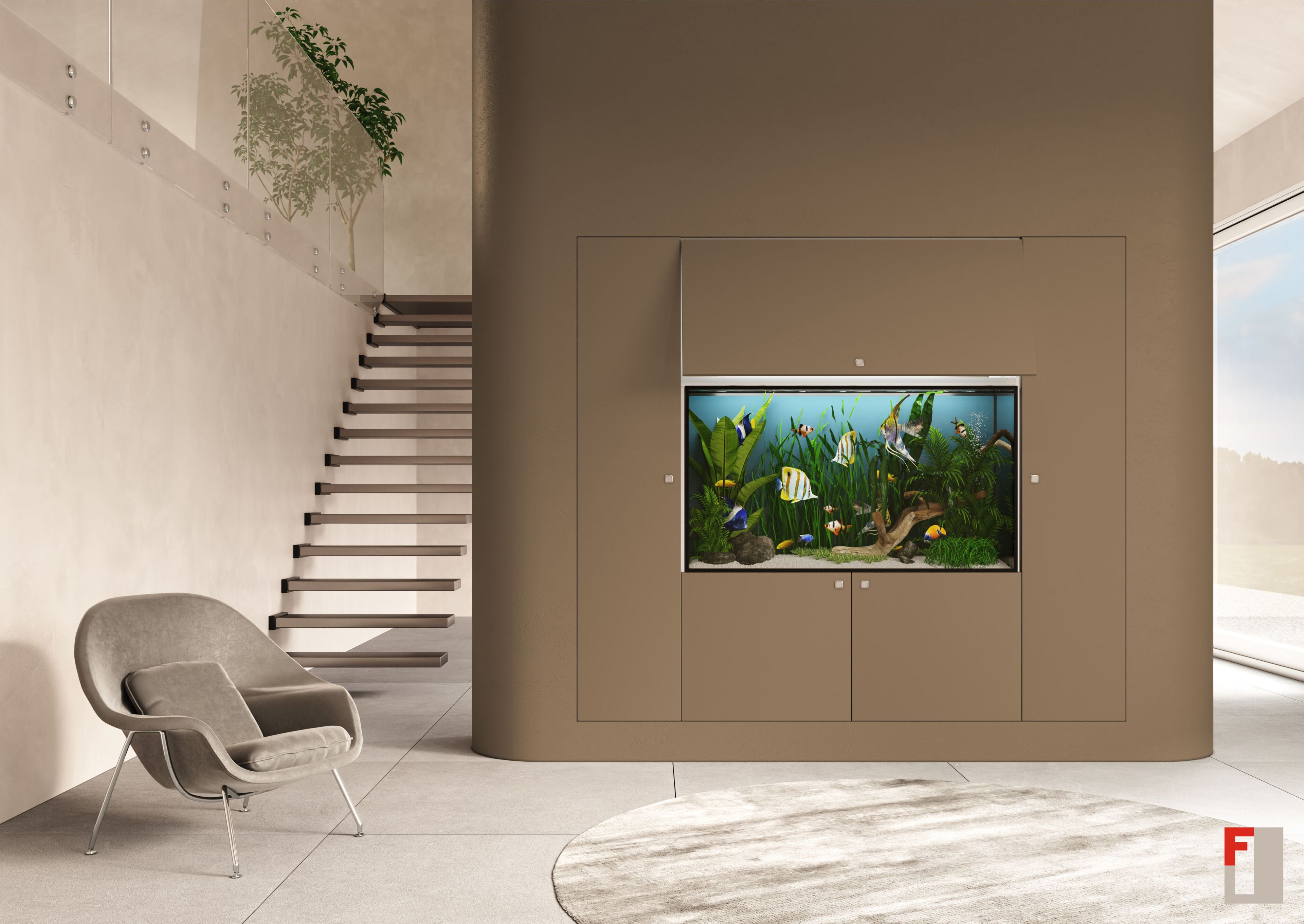 Панель закрыть отсек МДФ FERREROLEGNO Skema ARCH-00034173 - Вид №1