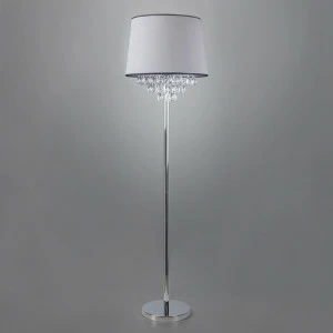 Торшер Eurosvet Opera 01037/1 хром/прозрачный хрусталь Strotskis EUROSVET ЭЛИТНЫЕ 219657 Серый