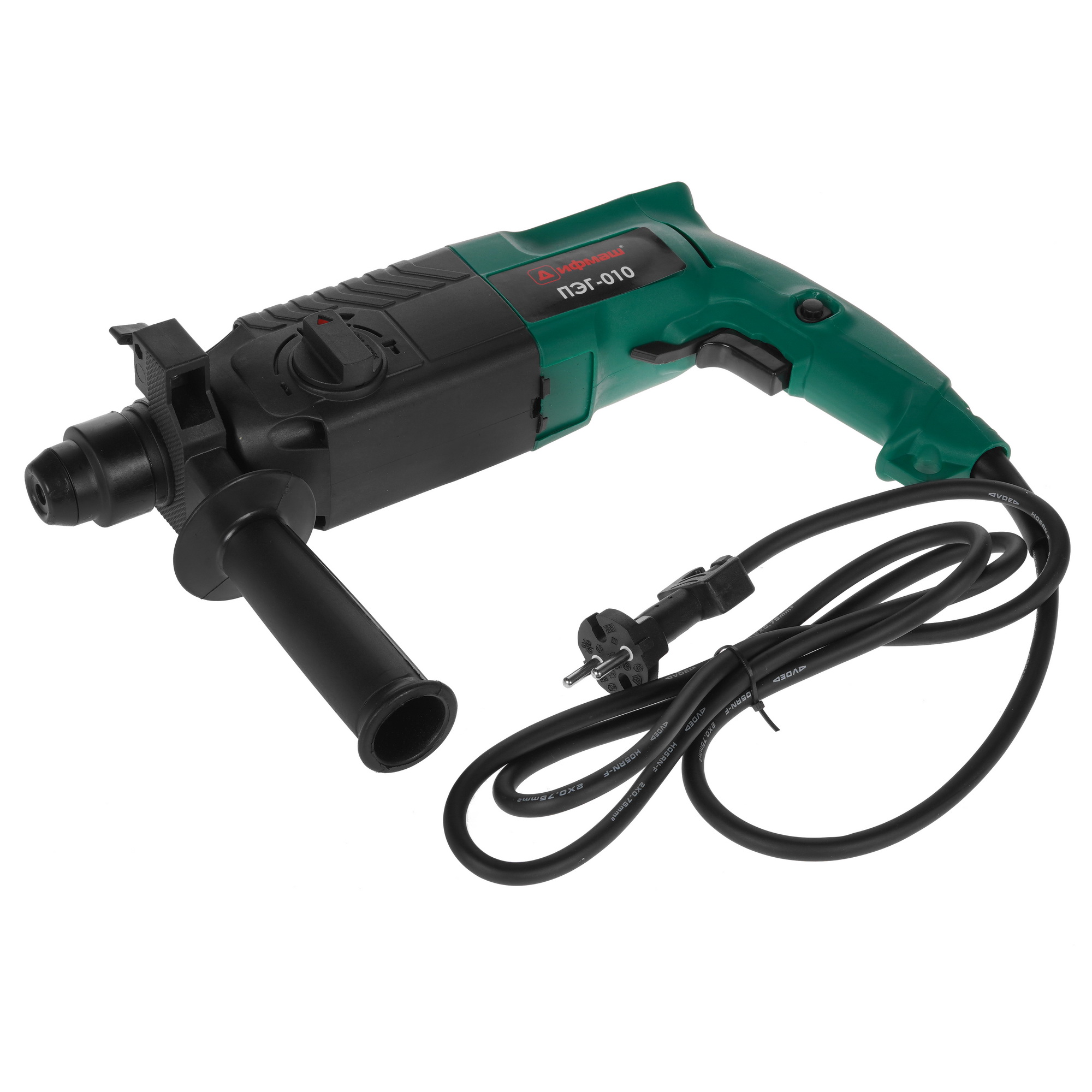 Перфоратор Дифмаш ПЭГ-010 [SDS-Plus, 800 Вт, 2.8 Дж, 900 об/мин, 4850 уд/мин,  кейс, 2.7 кг] 5321669 STDN-0081794 - Вид №4