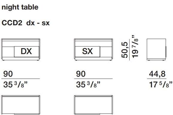 Molteni & C. Деревянная тумбочка с ящиками 5050 sun-id-1466190 - Вид №3