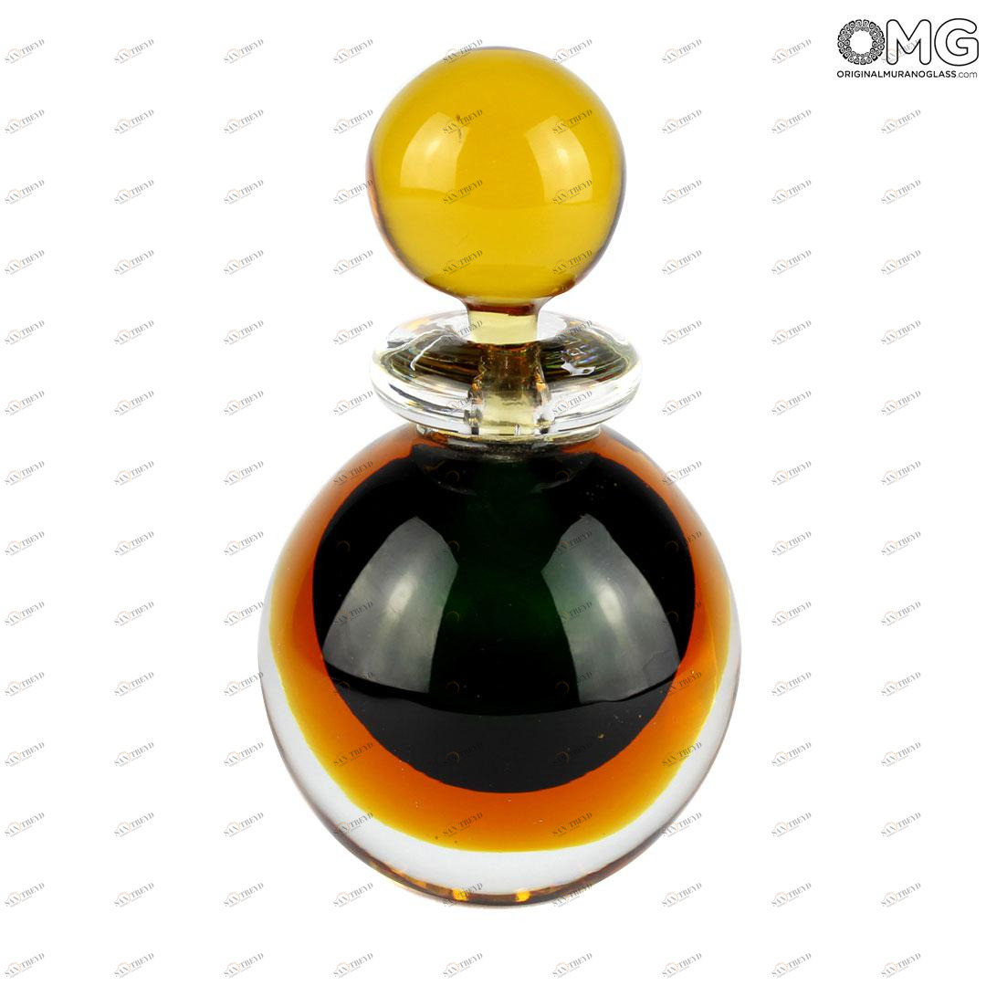 3093 ORIGINALMURANOGLASS Флакон Джудекка - соммерсо - Original Murano Glass OMG 8 см 