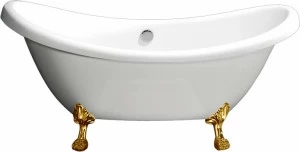Акриловая ванна BelBagno BB05-ORO