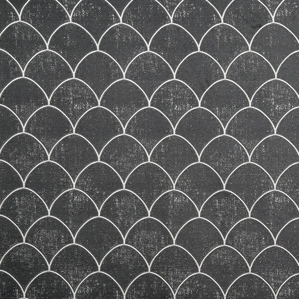 Штора на ленте «Мозаика», 160x280 см, геометрия, цвет чёрный GARDEN STLM-2146574 - Вид №1