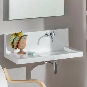 46128 Подвесная раковина настенная овальная Rapsel  белая