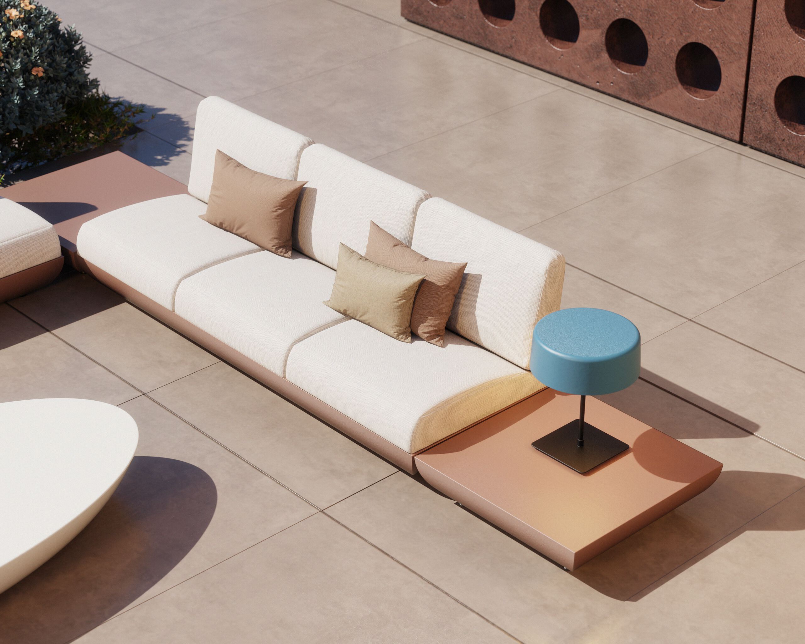 Квадратный стол из стекловолокна GANSK Виктория ARCH-00047119 - Вид №5