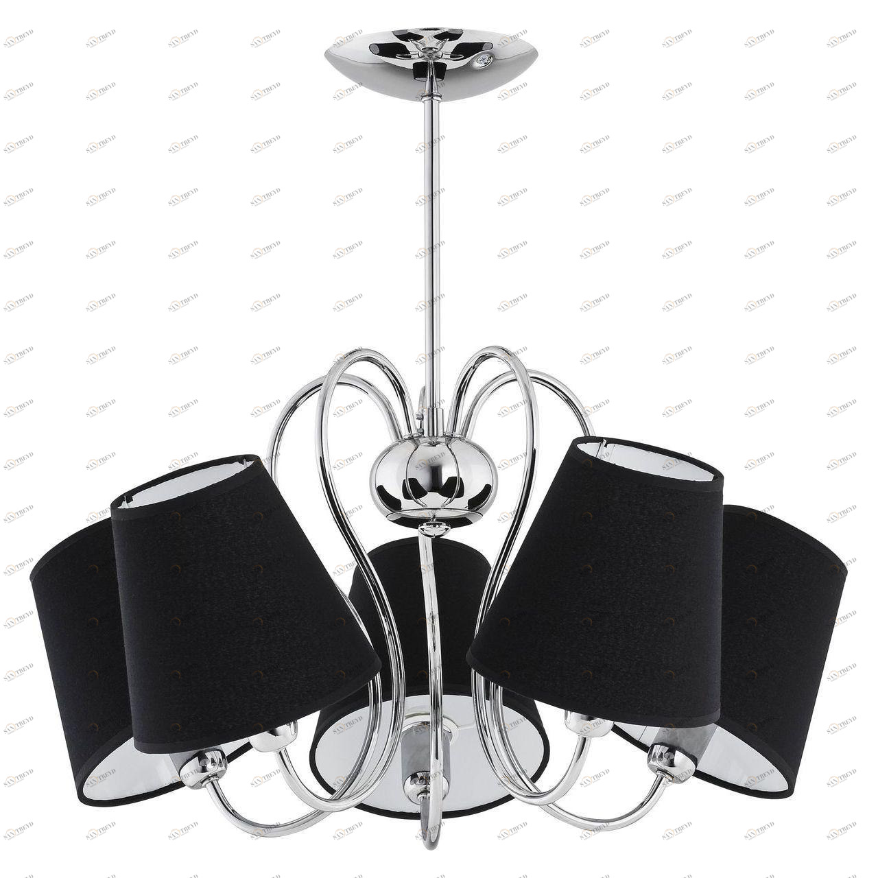 Подвесная люстра Alfa Ribera 11555 ALFA ДИЗАЙНЕРСКИЕ, RIBERA 186320 Черный 