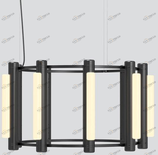 ANDlight Подвесной светильник из алюминия и акрила Pipeline Pip-cha-2