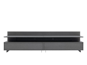 Деревянный шпон секционный низкий ТВ-шкаф