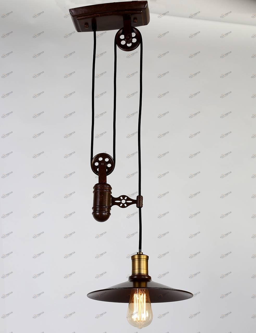 Подвесной светильник Favourite Winch 1762-1P FAVOURITE ДИЗАЙНЕРСКИЕ, WINCH 086676 Коричневый 