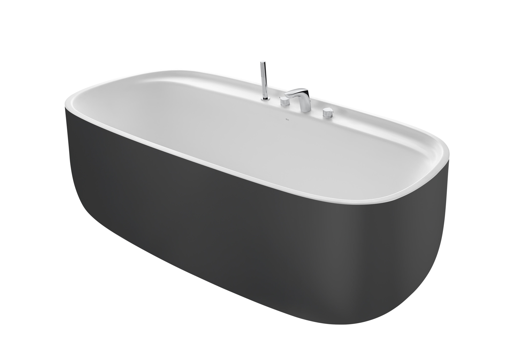 A2484530X0 Овальная ванна SURFEX® с отверстиями под смеситель со сливом ROCA Beyond