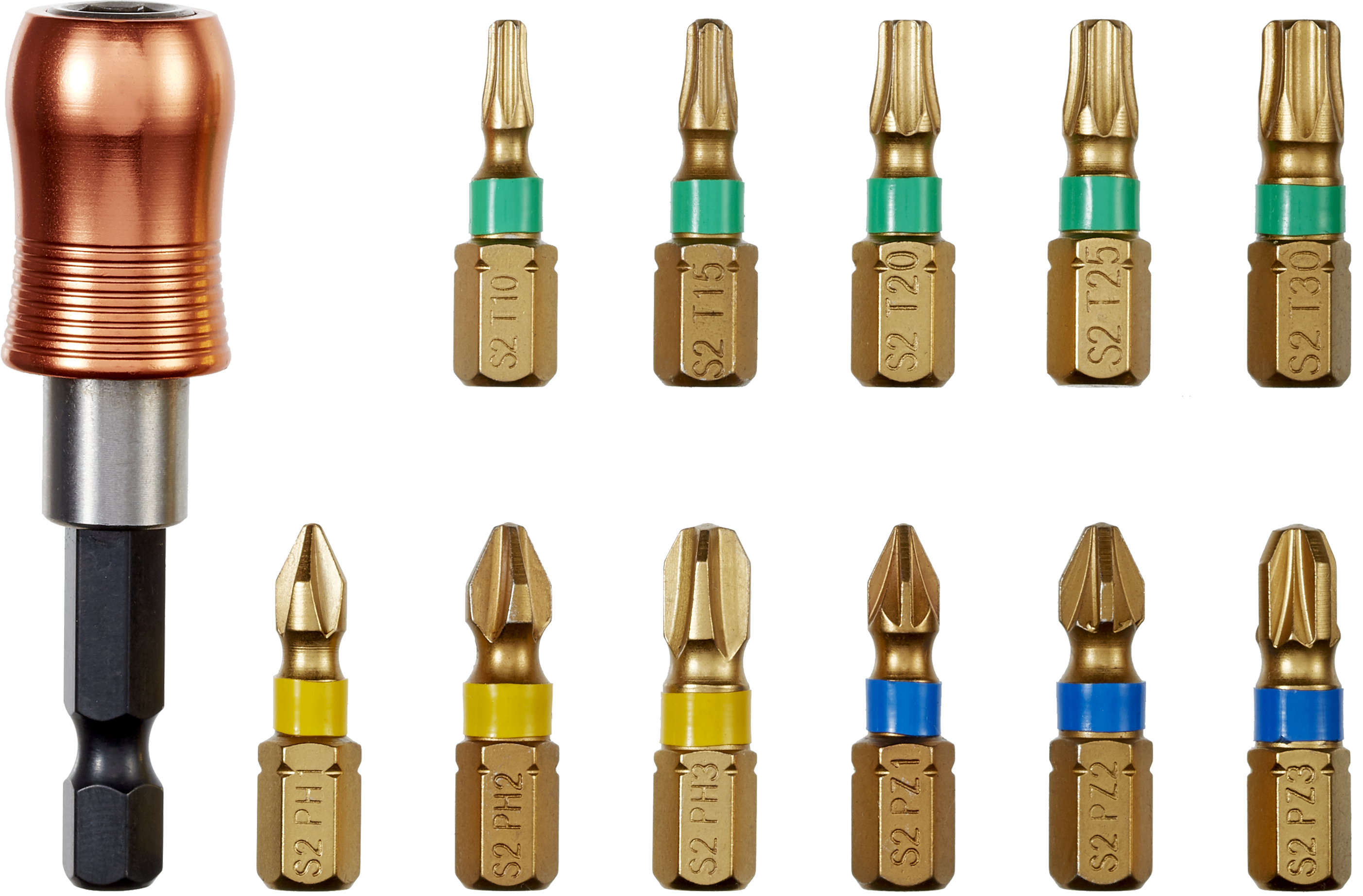 82007995 Набор бит с держателем XM116DP-1, 11 шт. STLM-0017112 DEXTER PRO