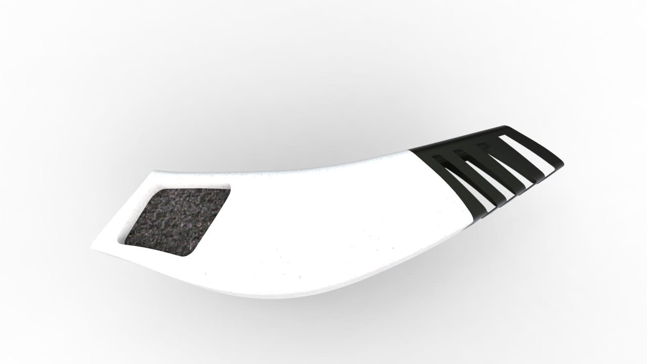 Реконструированная каменная изогнутая скамья без спинки Viscio Urban Design TWITTER ARCH-00037850 - Вид №5