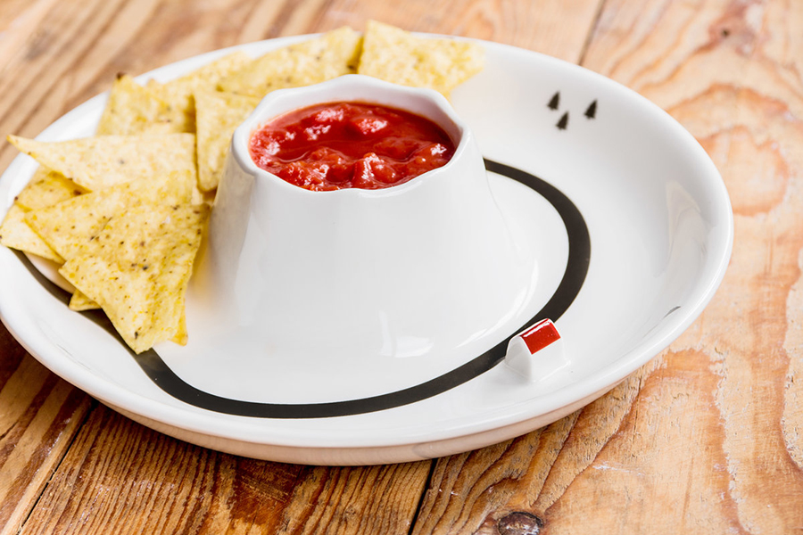 SK BOWLVOLCANO1 Миска для снеков volcano Suck UK  - Вид №3