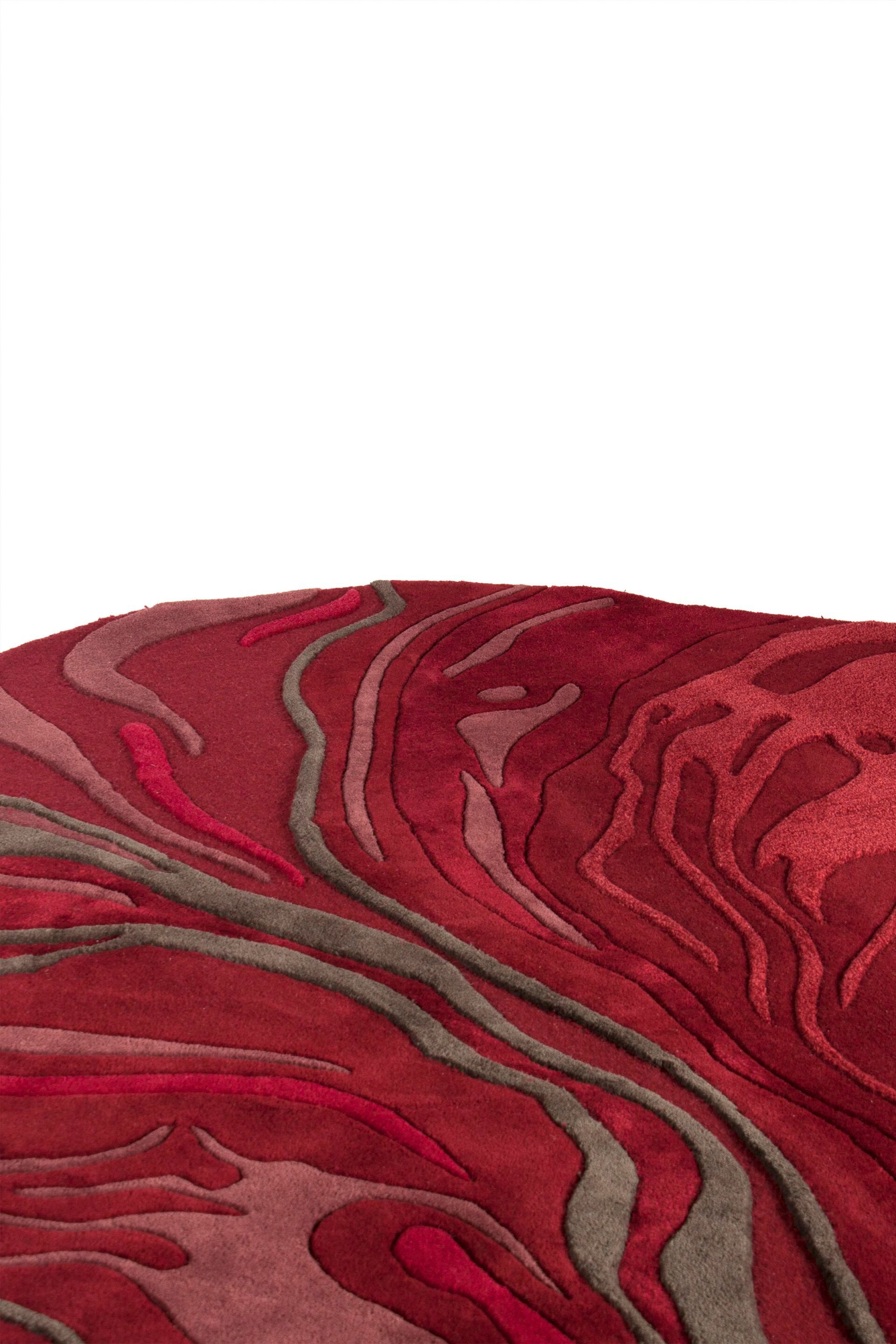 Шерстяной и вискозный ковер Biobject MINERAL ROUGE ARCH-00044341 - Вид №3