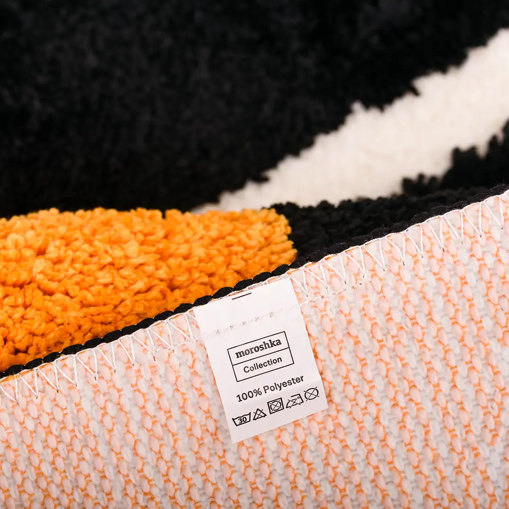 Коврик для ванной комнаты Moroshka Memphis 80х50 см цвет чёрный STLM-2009574 - Вид №3