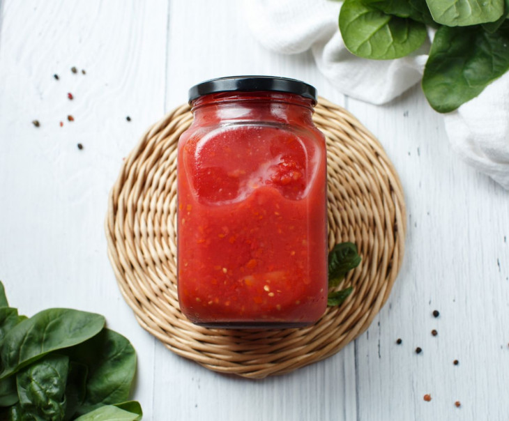 3733 Помидоры очищенные в собственном соку Зинаида и Сергей Белан Вкусляндия  - Вид №1